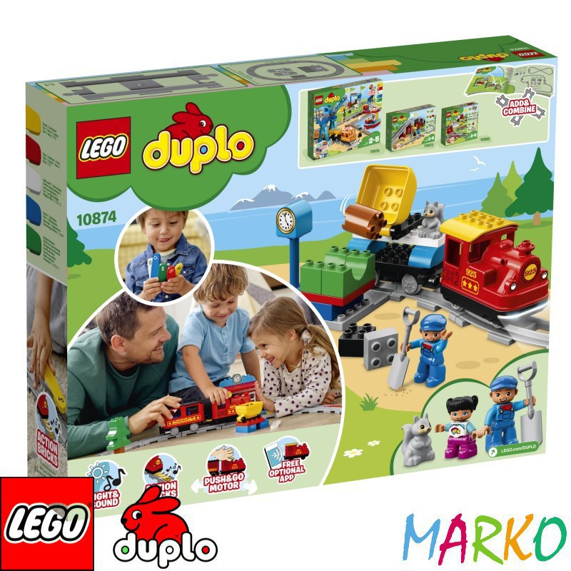 LEGO DUPLO 10874 POCIĄG PAROWY LEGO DUPLO 10874 POCIĄG PAROWY