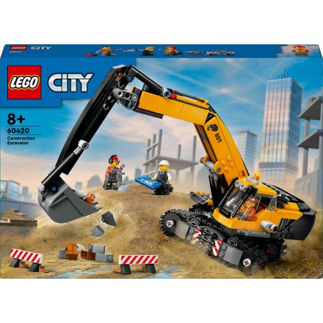 LEGO CITY 60420 ŻÓŁTA KOPARKA